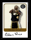 2001 Fleer Greats of the Game Glen Rice Autograph Auto Michigan RP1122