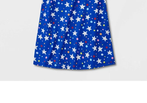 Cat & Jack Girls Short Sleeve NightGown Blue Size S - Picture 6 of 6