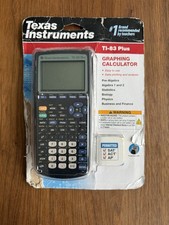 Texas Instruments TI-83 Plus Graphing Calculator, New, Ripped/Open Box