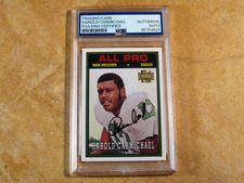 HAROLD CARMICHAEL (HOF) 2001 TOPPS ARCHIVES SIGNED AUTOGRAPHED CARD RARE! EAGLES