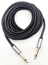 HARMO Jack 1/4"to Jack 1/4" guitar - keyboard cable low noise 19ft - Free Us Shi