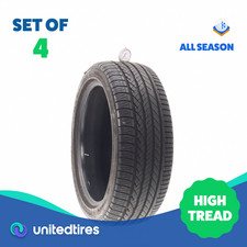 Set Of 4 Used 21545r17 Dunlop Conquest Sport As 91w - 8-932