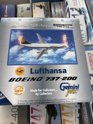 Lufthansa Boeing 737-200 D-ABFX GeminiJets GJDLH195 Scale 1:400