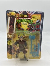 1992 Vintage Teenage Ninja Mutant Turtles Movie III Warlord MOC Unpunched
