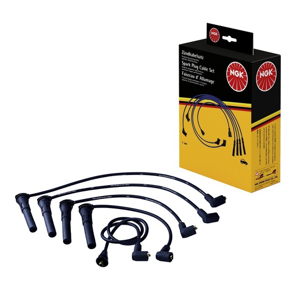 ZüNdleitungssatz 5 Kabel Schwarz NGK Aftermarket-Expertise FüR U.A. Rover 100-image