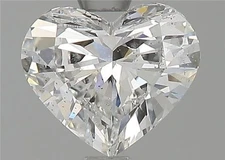 Certified AGI 0.99 CT Heart Cut Natural Mined Diamond Loose F color SI1 clarity