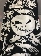 Disney Jack Skellington Nightmare Before Christmas Knit Scarf