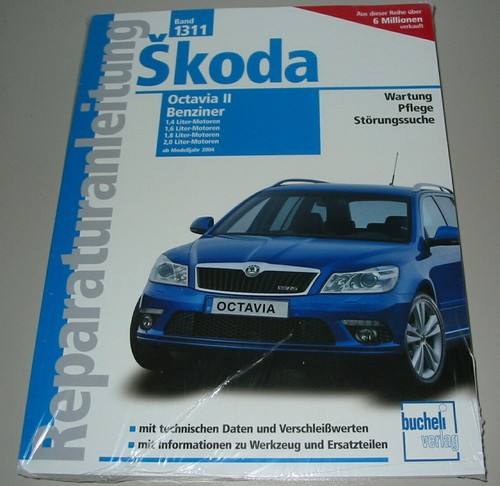 Reparaturanleitung Skoda Octavia II Benziner 1,4 1,6 1,8 2,0 ab 2004 Buch NEU! - Bild 1 von 2