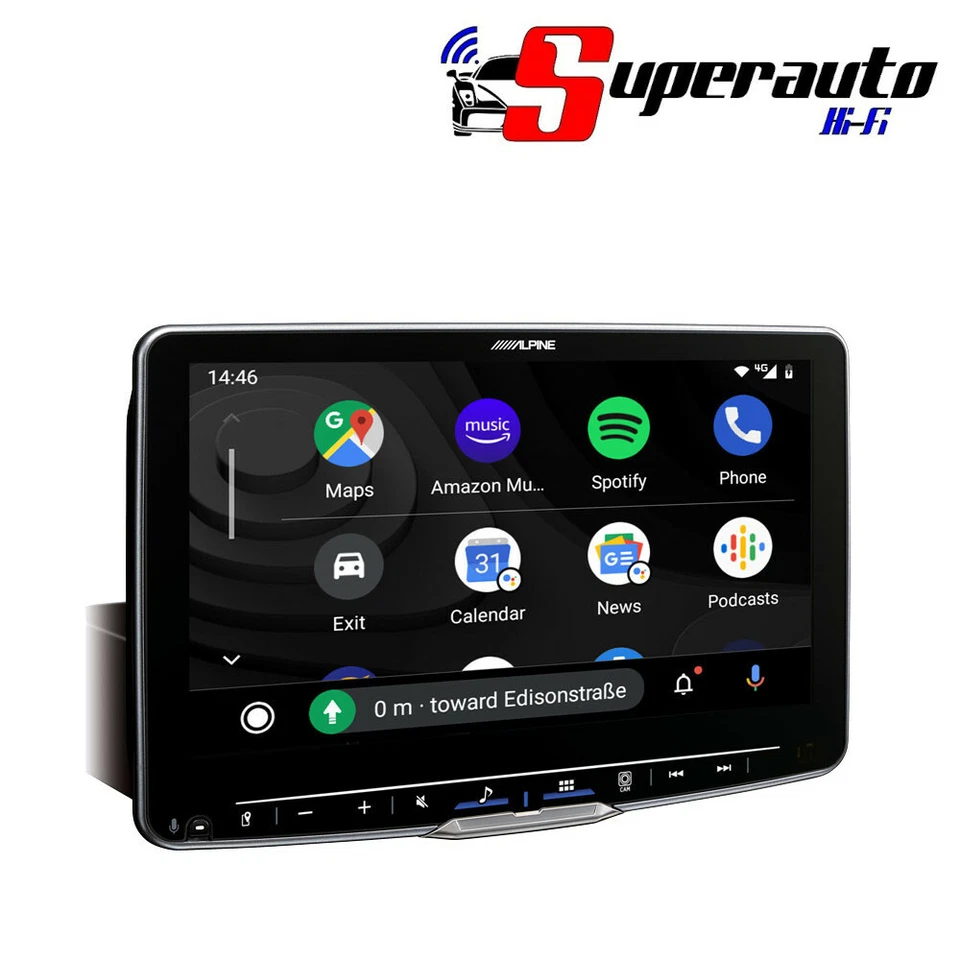 ALPINE iLX-F905D Autoradio Monitor 9" HD DAB+ USB BT HDMI Android Apple Halo 9 - Immagine 2 di 4