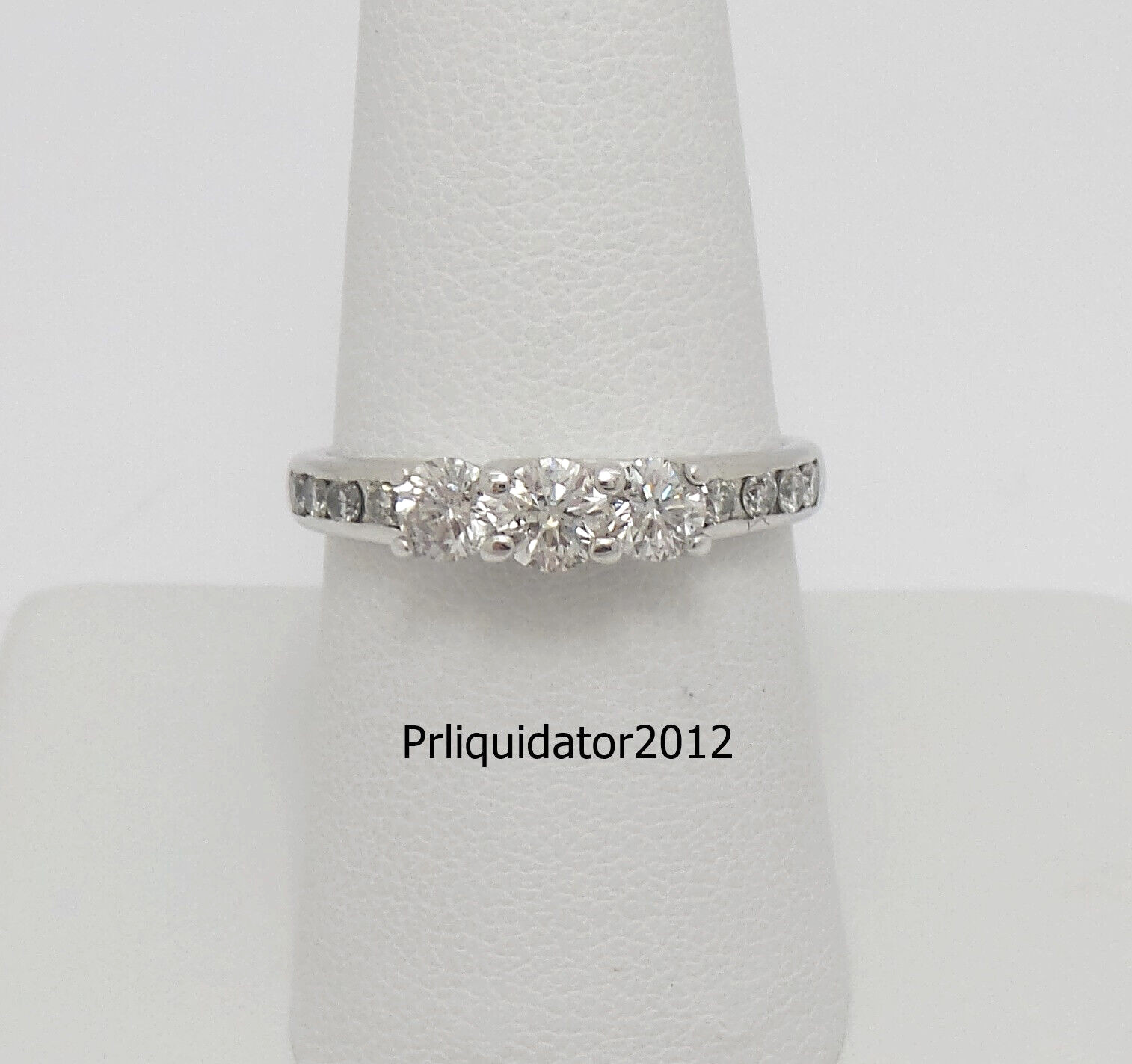 1CT Natural Diamond Engagement Anniversary Wedding Bridal Ring 10K White Gold