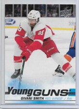 GIVANI SMITH 19-2020 UD # 2 YOUNG GUNS SP RC/CHICAGO WOLVES/HURRICANES