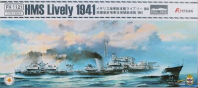 FlyHawk Model 1/700 HMS Lively 1941 #1121 #FH1121