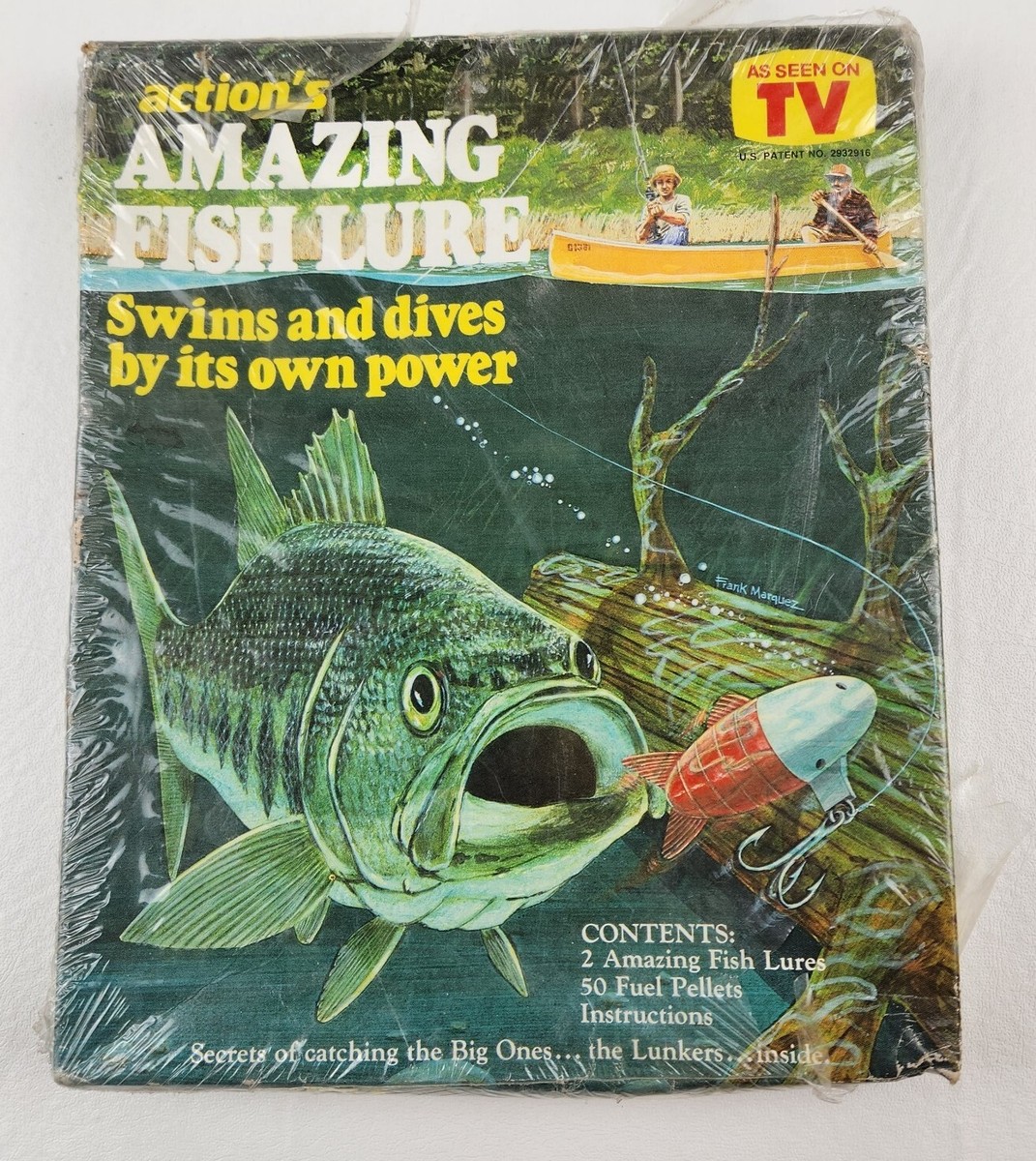 Amazing Fishing Lure As Seen On TV Action's Vintage 1984 | eBay