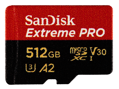 SanDisk Extreme PRO 512GB microSDXC UHS-I Memory Card for sale