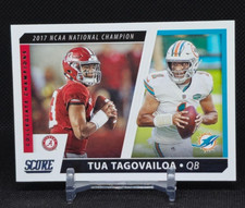 Tua Tagovailoa 2022 Panini Score Football Collegiate Champions #CC2 Dolphins