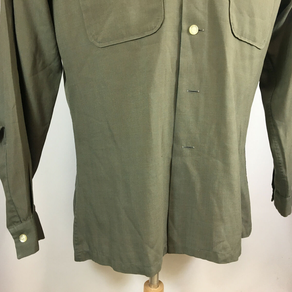 Rare Vintage 40s Gabardine Rockabilly Loop Collar Rayon Silk Rare Vintage 40s Gabardine Rockabilly Loop Collar Rayon Silk