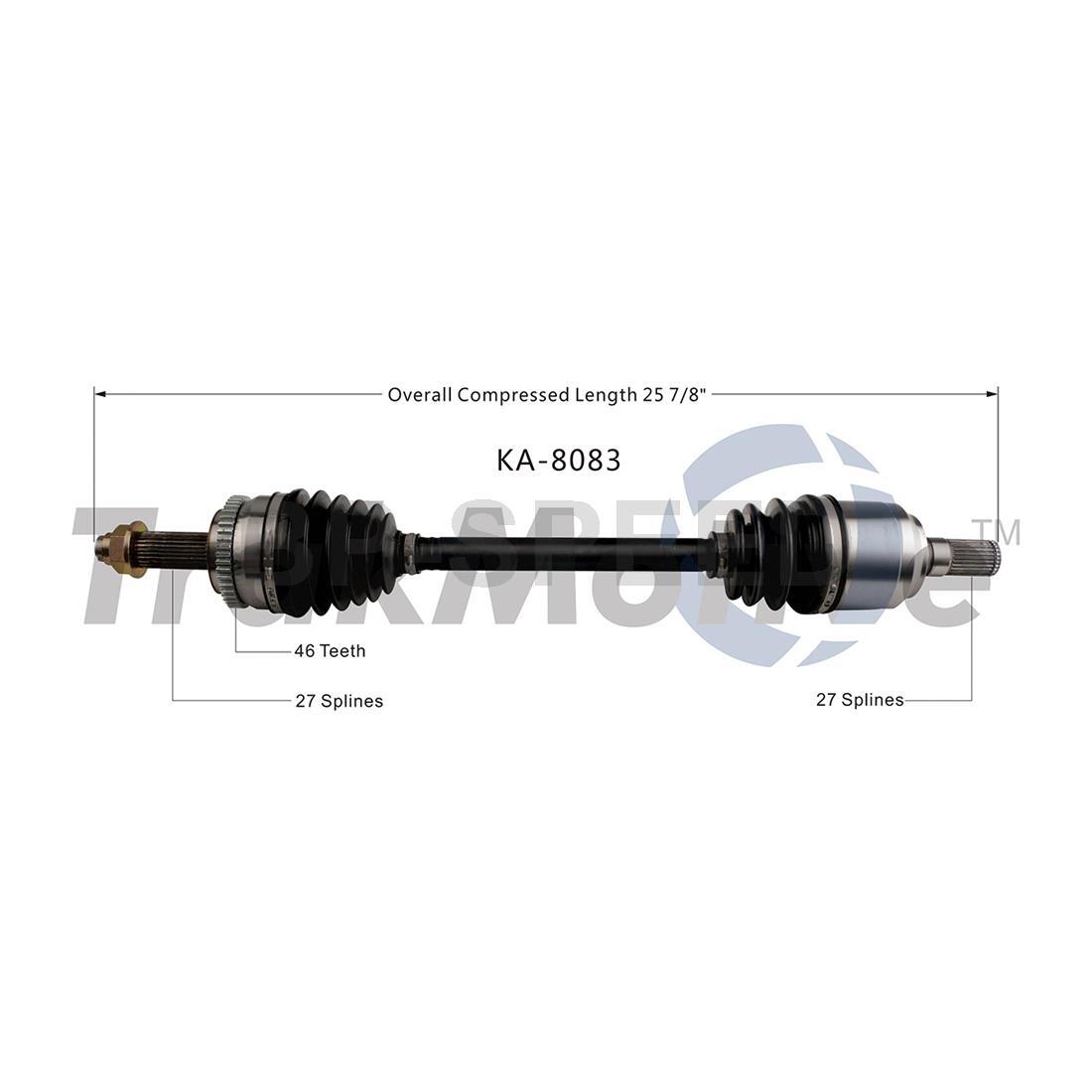 Front CV Axle Shaft CV Joints For Kia Soul 2012 2013 eBay