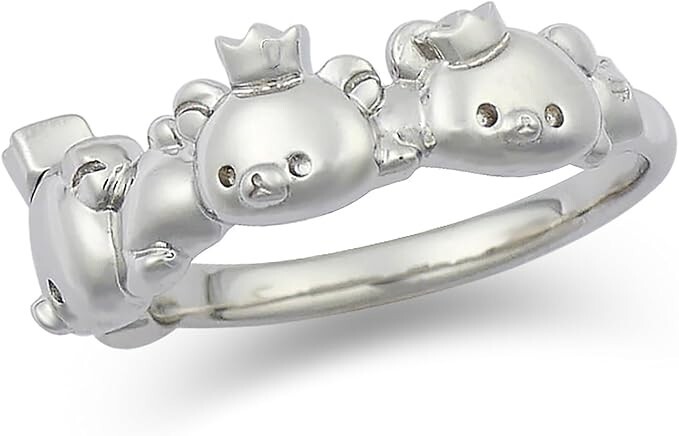 NEW Rilakkuma All Stars Ring SV925 Silver Korilakkuma Kiiroitori