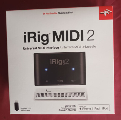 IK Multimedia iRig Midi 2 - Universal Midi Interface für iOS/MAC/PC