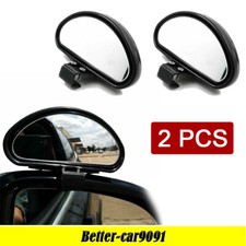 Universal Car Rear View Blind Spot Wide Angle Auxiliary Parking Mirror Clip On