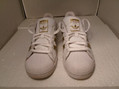 Size 9 - adidas Superstar White Gold Metallic W for sale online | eBay