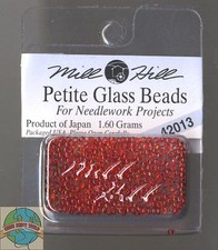 Mill Hill Petite Glass Beads 1.60g Red Red 42013