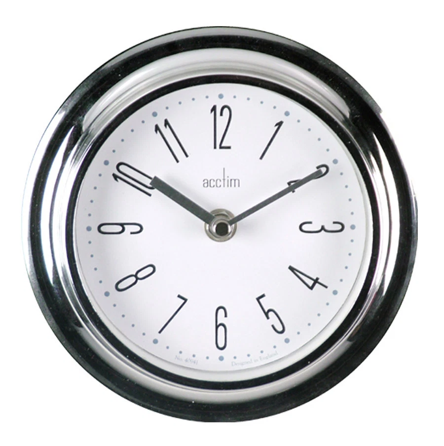 Acctim 21737 Riva Wall Clock Chrome