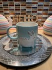 Beautiful Blue Happy “Hoppy” Easter Rabbit Bunny Mug - TKMaxx - BNWT