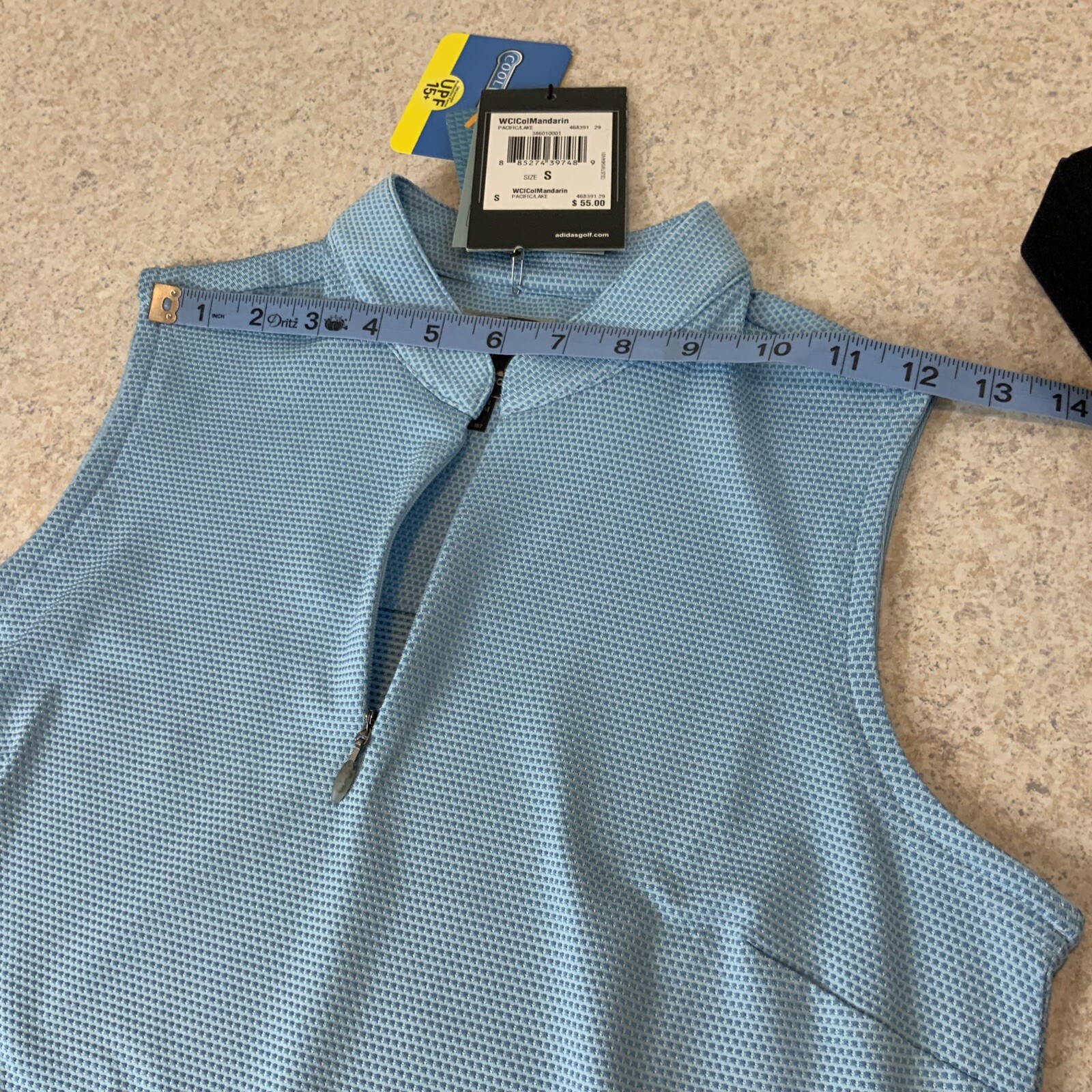 Adidas ClimaCool Blue Golf Tank Top Women’s S Sleeveless UPF 15+ NWT | eBay