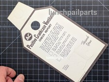 Nos Gm Pcv Service Card Chevy Buick Pontiac Cadillac Oldsmobile Corvette Camaro Nos Gm Pcv Service Card Chevy Buick Pontiac Cadillac Oldsmobile Corvette Camaro