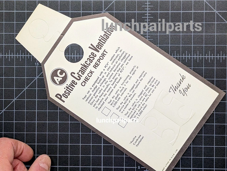 Новый из старых запасов PCV Pontiac Firebird 455 SD Olds 442 Buick GS Chevy Camaro Z28 Corvette 427 - Изображение 2 из 4