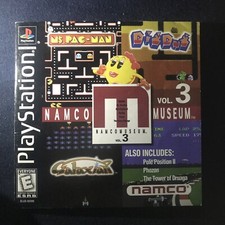 NAMCO MUSEUM VOLUME 3 Sony PlayStation 1, PS1 Original Instruction Manual Only