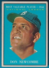 1961 Topps-Don Newcombe-Pitcher-Brooklyn Dodgers-(1956 M.V.P.)(4xAS)- # 483(E)