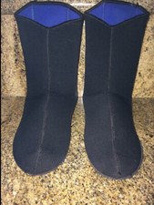 Scuba Diving Hard Sole Neoprene Booties Size 6/7 Women s