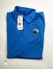 New with Tags Adidas Men's Ultimate 365 Golf Light Blue Heather Polo Sz: Medium