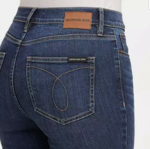 Calvin Klein Ladies’ High-Rise Ankle Stretch Skinny Blue Jean 27" Inseam Stretch - 第 7/22 張圖片
