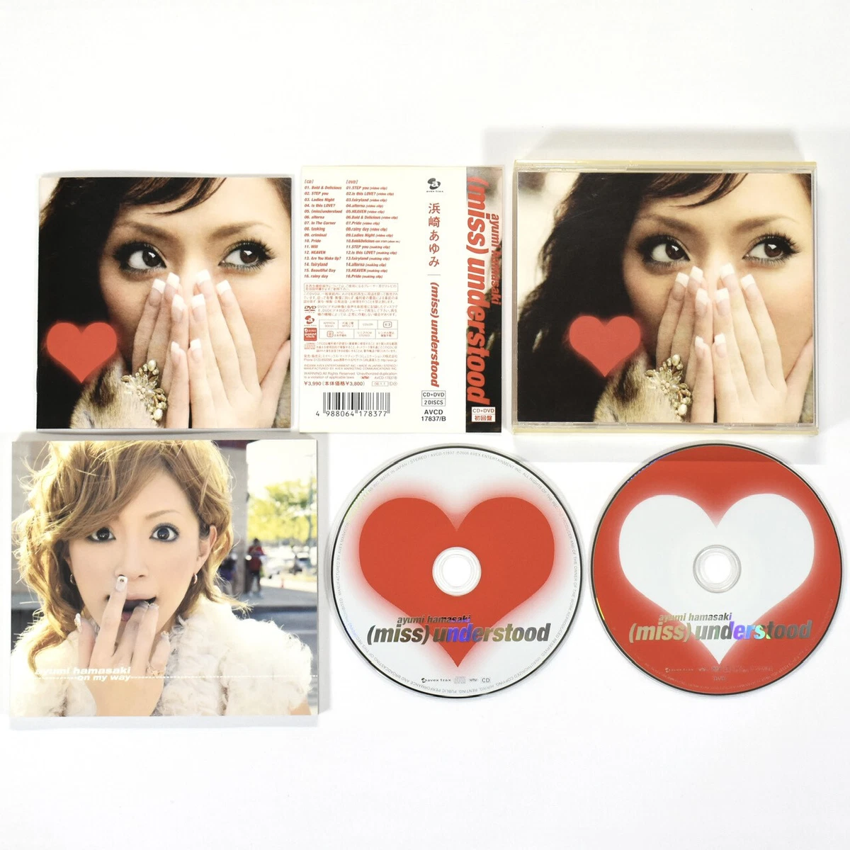 Ayumi Hamasaki miss understood Avex CD + DVD Obi booklet Made in Japan