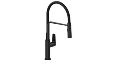 Riobel Mythic 1.8 GPM Single Hole Pre-Rinse Pull Down Kitchen Faucet - MY101BK