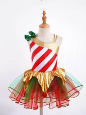 Kids Girls Carnival Party Princess Costumes Christmas Dance Cosplay Mesh Dress