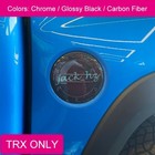 For Ram 1500 TRX 2021-2024 Round Fuel Tank Cap Cover Accessories Carbon Fiber