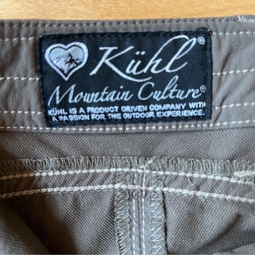 KUHL MOUNTAIN CULTURE PANTALONI DA TREKKING NYLON SPANDEX TASCHE ATLETICI ASCIUGATURA RAPIDA M - Foto 9 di 10