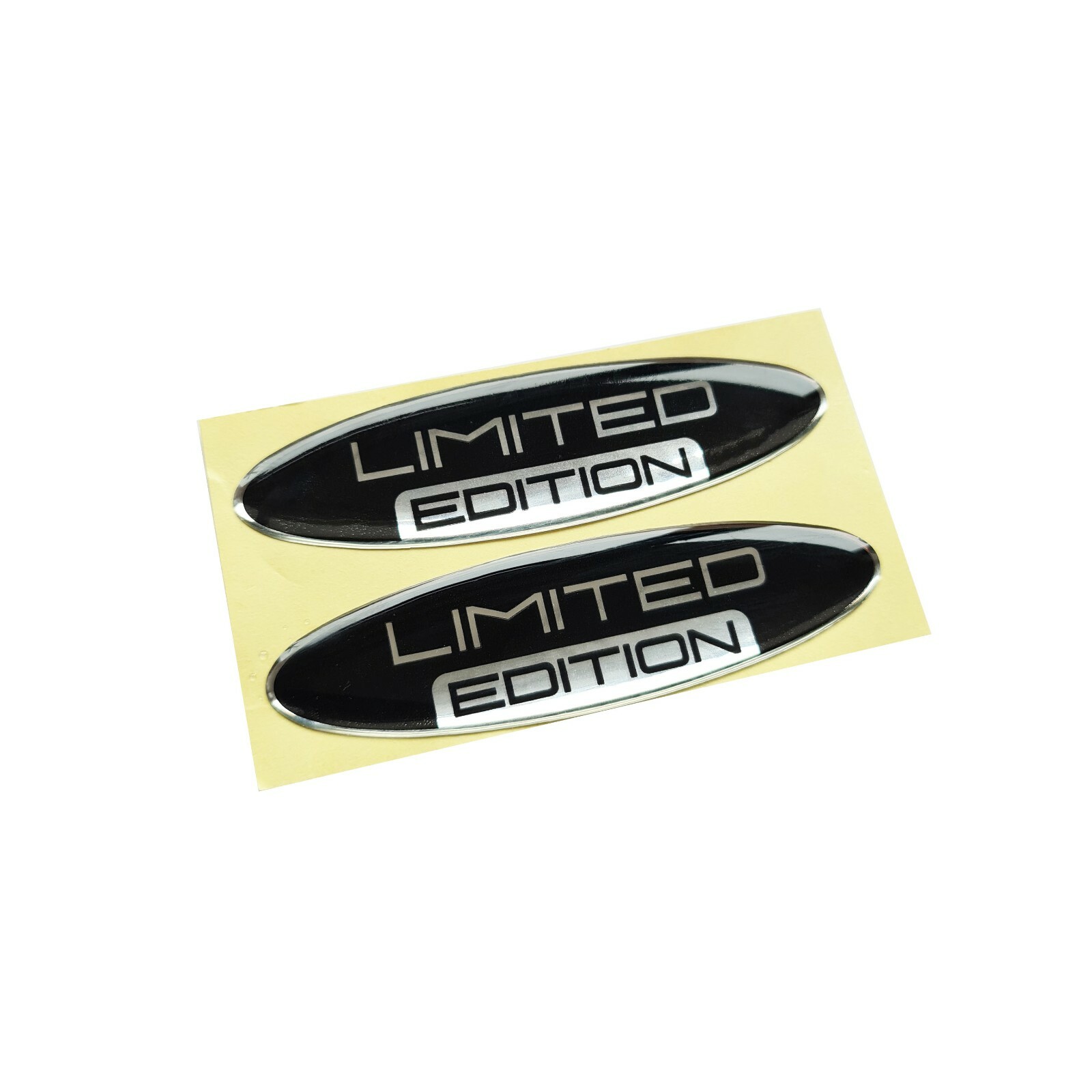 Image 6 - Limited Edition Oval Wing Badges Fender Emblem Black / Silver