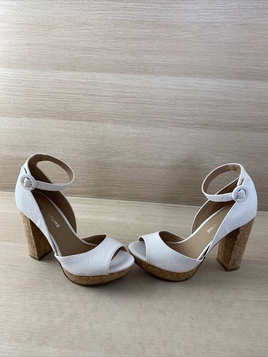 white heels size 5