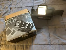 GAF Pana-Vue Automatic Lighted 2 x 2 Slide Viewer Original Box, Tested-WORKS