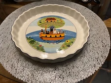 Villeroy & Boch NAIF Noah's Ark 9.5" Quiche Tart Baker Dish