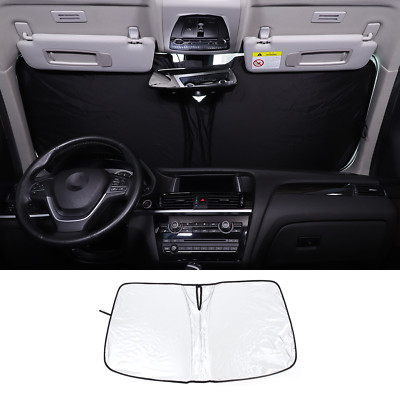 Front Windshield Sunshade UV Block Visor Cover For BMW X3 2016