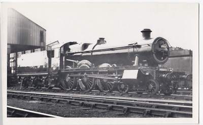Hall Class No 6904 'Charfield Hall' 4-6-0 At Swindon 1956 Original PC size Photo