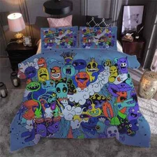 talkative monster3D Print Duvet Quilt Doona Covers Pillow Case Bedding Sets