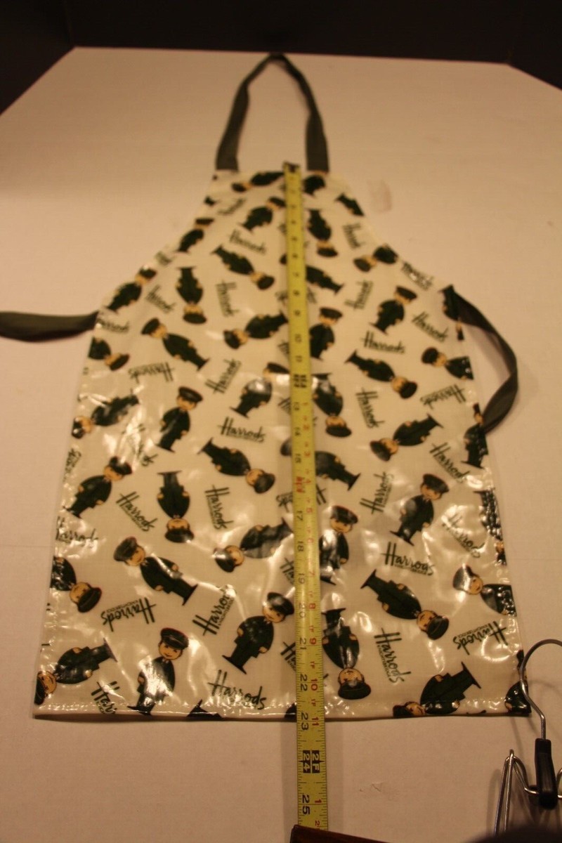 Vintage Harrod's Child's Apron Vinyl Coated Waterproof with