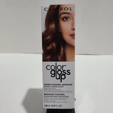 Clairol Color Gloss Up Instant Toning Gloss Warm Caramel Brownie.